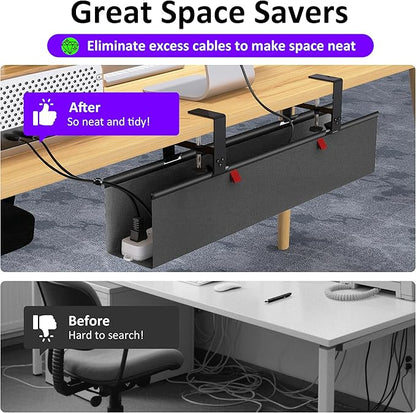 Under Desk Cable Management Tray - Image 6