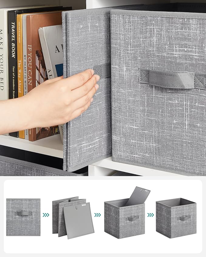 SONGMICS Storage Cubes, 11-Inch Non-Woven Fabric Bins - Image 7