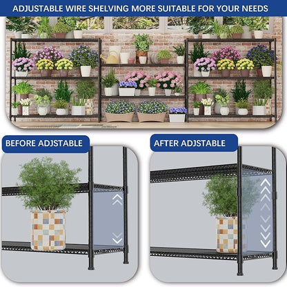 Heavy Duty Shelving, 72.2" H Garage Shelving Unit - Image 4