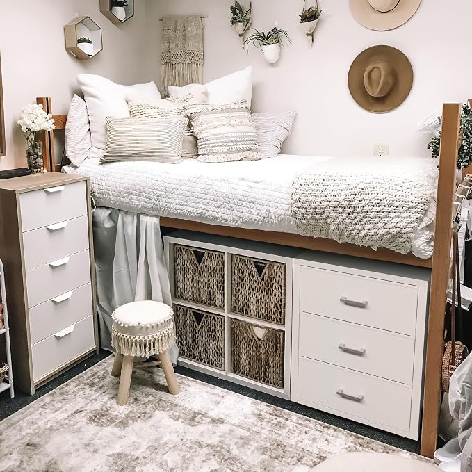BOLUO Closet Drawers White 3 Drawer Dresser - Image 3