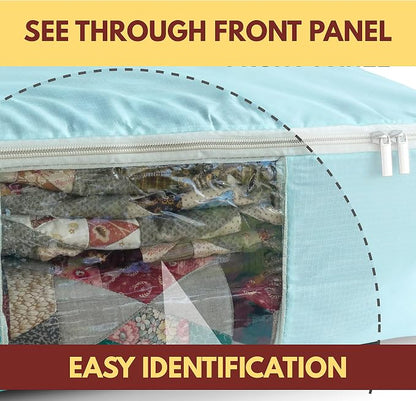 Madam Sew Quilt Blanket Storage Bag|Blanket Organizer|Comforter Storage - Image 6
