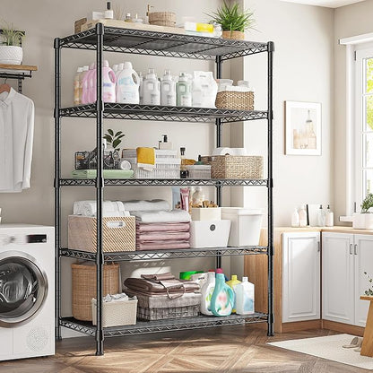 REIBII Storage Shelves 71" H Tall Wire Shelving Unit Sturdy Metal Shelves - Image 9