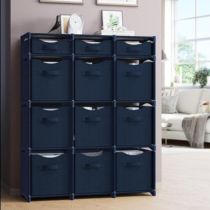 12 Cube Closet Organizers And Storage | Includes All Storage Cube Bins | Easy - Image 5