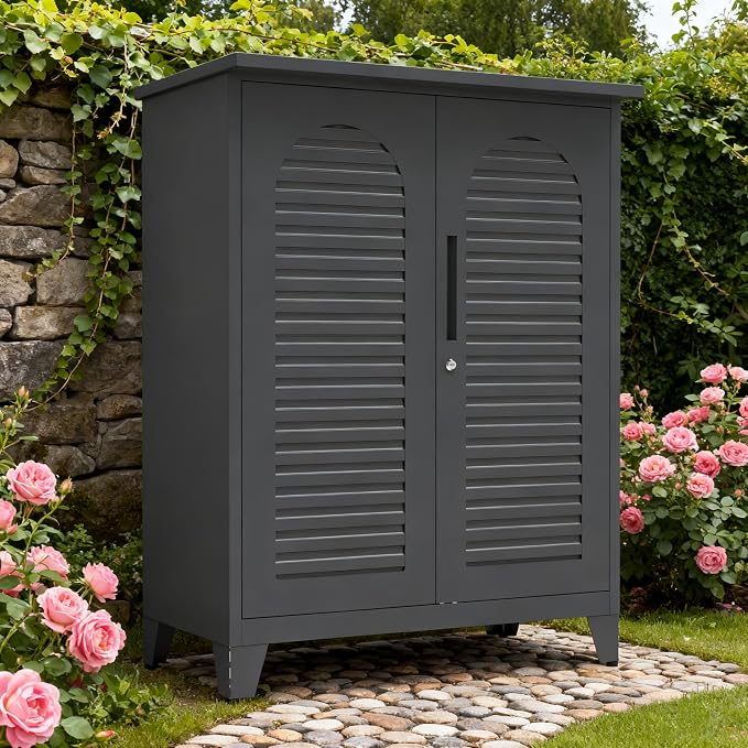 Wide Metal Tool Storage Cabinet - Image 7