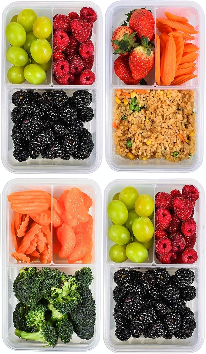 FIT Strong & Healthy Bento Lunch Box & Meal Prep Containers, Food & Snack by FITSTRONGHEALTHY