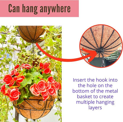 LaLaGreen Hanging Planter for Outdoor Plants Hanging Baskets - Image 9