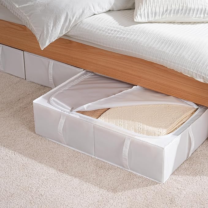 TYEERS Under Bed Storage Containers, Durable Fabric, Collapsible, Under Bed - Image 4
