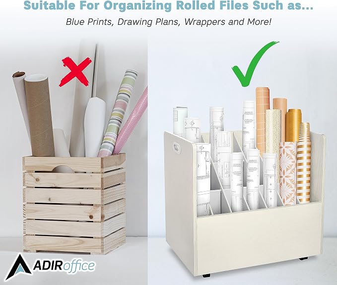 AdirOffice Adir Blue Print Storage Organizer - Image 7