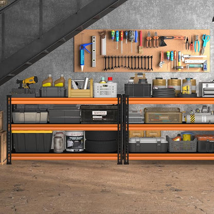 48" W Garage Shelving Heavy Duty, 1500LBS Loads Adjustable Garage Storage - Image 2
