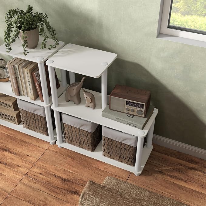 Homes: Inside + Out Apexa Modern 3-Cube Ladder Shelving Units, Collectibles - Image 2