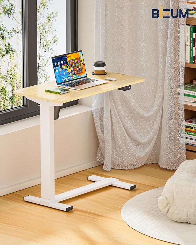 BIZUM Small Electric Standing Desk Bedside Table - Image 2