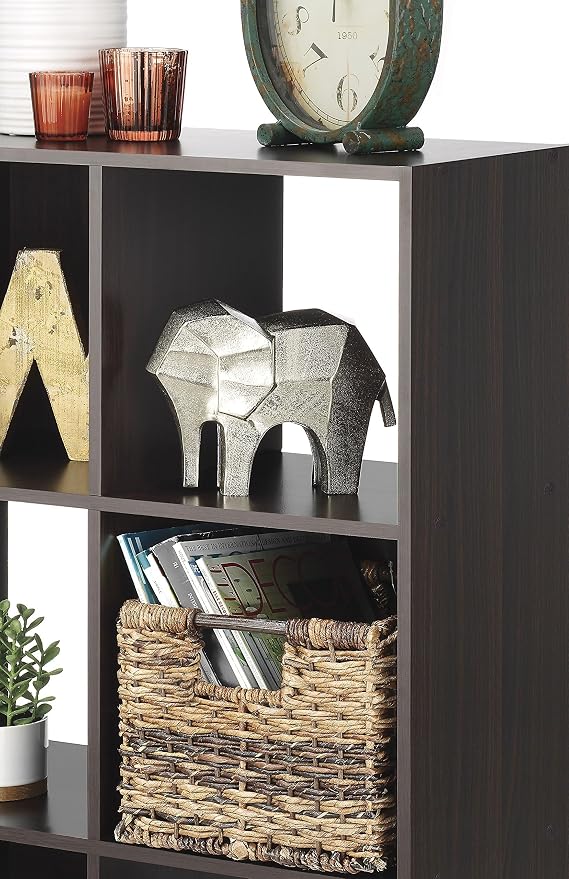 Whitmor 12 Cube Bookcase, 4 Tier Stackable MDF Bookself, Open Storage Display - Image 4