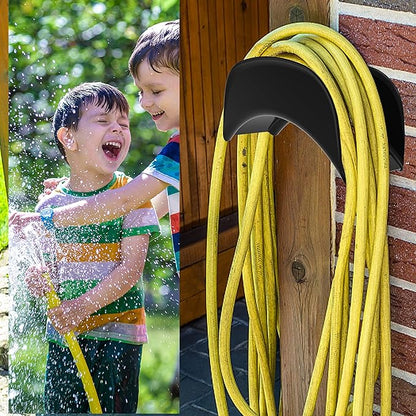 Gardzen 2-Pack Heavy Duty Hose Hanger Wall Mount, Hose Holder, Support - Image 6