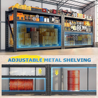 Bepatio 8250LBS Garage Shelving Heavy Duty Storage Shelves Industrial Metal - Image 7