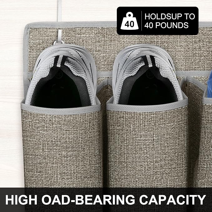 Libeder RV Shoe Organizer, Bedside Hanging Storage Pocket, 2 Pack, Dorm Bed - Image 6