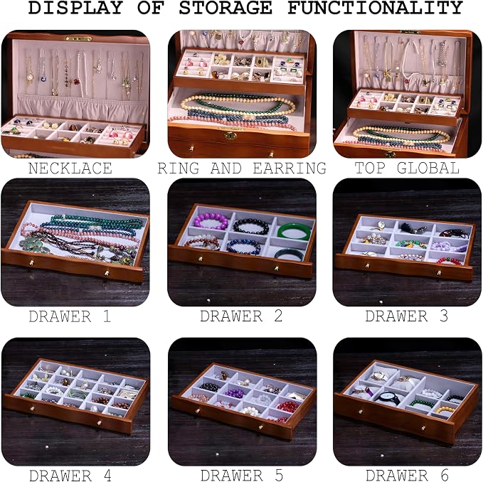 Wooden Jewelry Box, jewelry boxes - Image 4