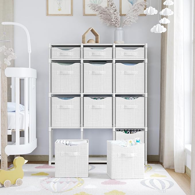 12 Cube Closet Organizers And Storage | Includes All Storage Cube Bins | Easy - Image 6