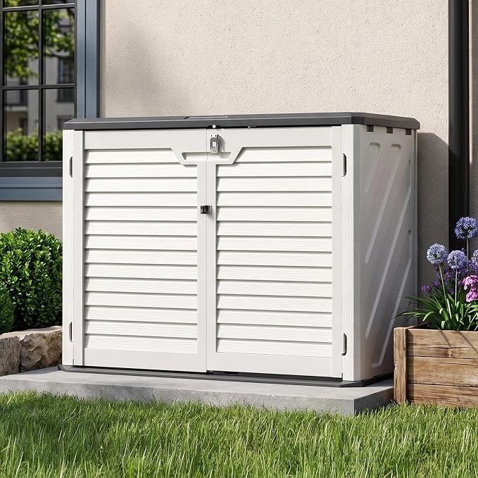 31 Cu.Ft Resin Outdoor Storage Cabinet - Image 9