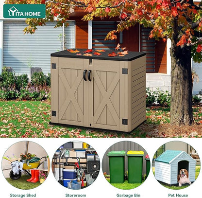 YITAHOME Outdoor Horizontal Storage Shed - Image 6
