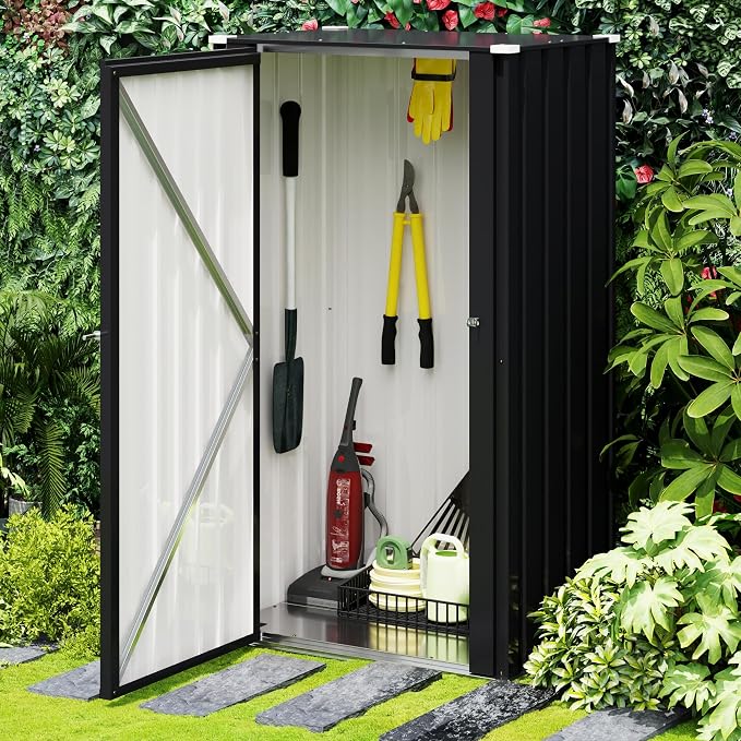 Devoko 22 Cuft Vertical Storage Shed Without Adjustable Shelves by DEVOKO