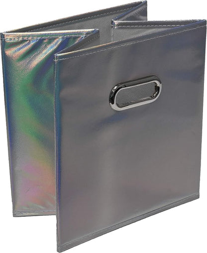 Handy Laundry 6-Pack Foldable Cube Storage Bins – Decorative Collapsible - Image 5