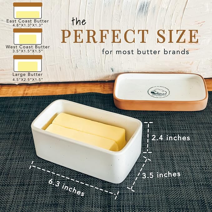 Mora Ceramic Two-in-One Butter Dish - Image 3