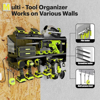 Spampur Fathers Day Gift, Power Tool Organizer Wall Mount - Image 4