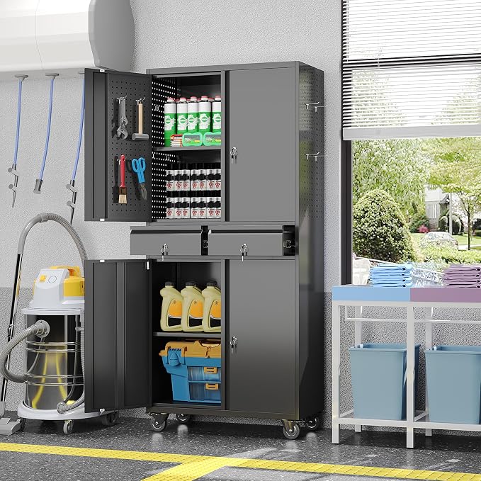 Aobabo Metal Garage Storage Cabinet - Image 5