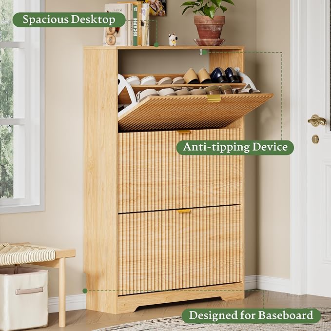 Xixini Shoe Storage Cabinet for Entryway - Image 4