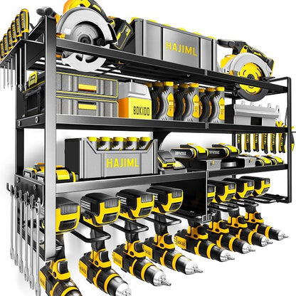 Power Tool Organizer Wall Mount, 4 Layers Heavy Duty Storage Rack by Kodreat-USDirect