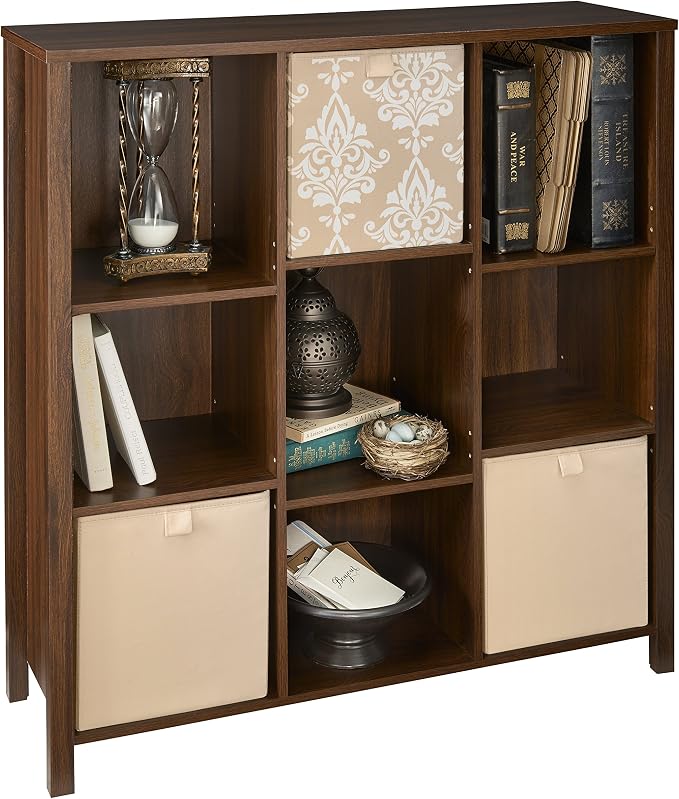ClosetMaid 16057 Premium Adjustable 9-Cube Organizer, Dark Chestnut - Image 5