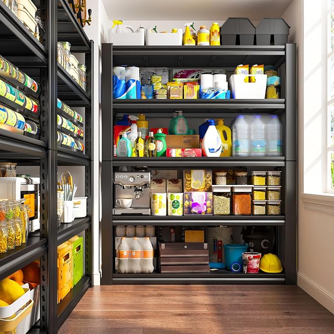 REIBII 40" W Garage Shelving, Heavy Duty Storage Shelves Load 2500LBS, 5-Tier - Image 7