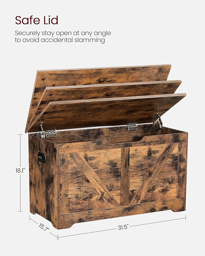 VASAGLE Storage Chest, Storage Trunk - Image 3