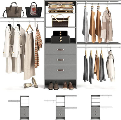 Armocity 96" Wood Closet System by Armocity