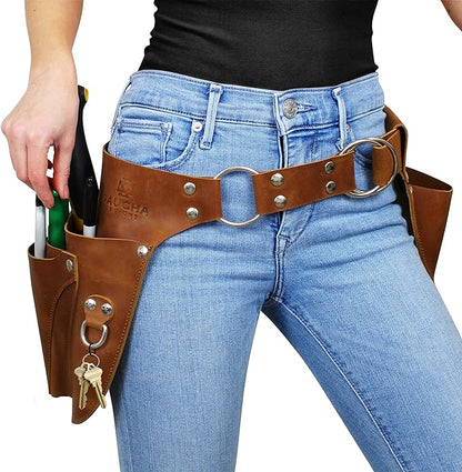 Leather Garden Tool Belt by GauchaDesigns
