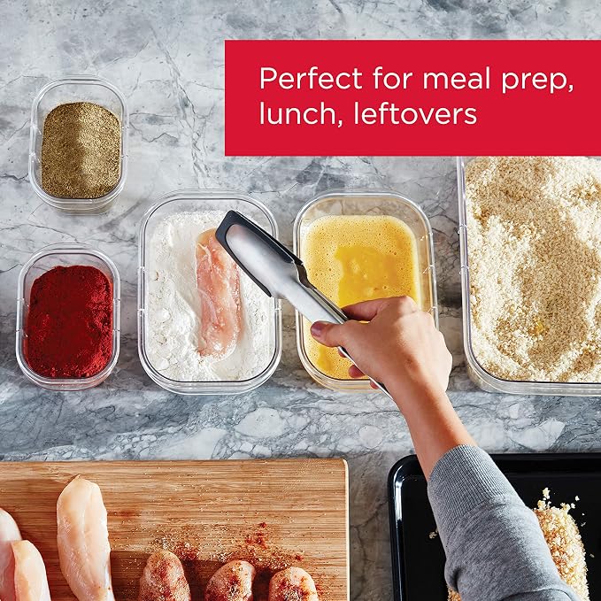 Rubbermaid Brilliance BPA-Free Food Storage Containers Multi Pack, 1.3 Cup - Image 3