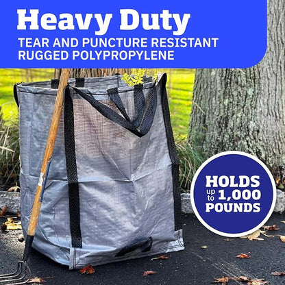 DURASACK Heavy Duty Home and Yard Bags, 3 Pack | 48-Gallon Reusable - Image 2