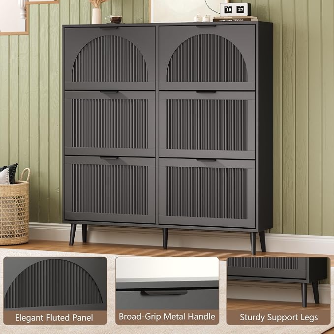 BORNOON Shoe Cabinet for Entryway - Image 5