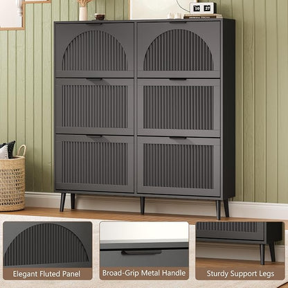 BORNOON Shoe Cabinet for Entryway - Image 5