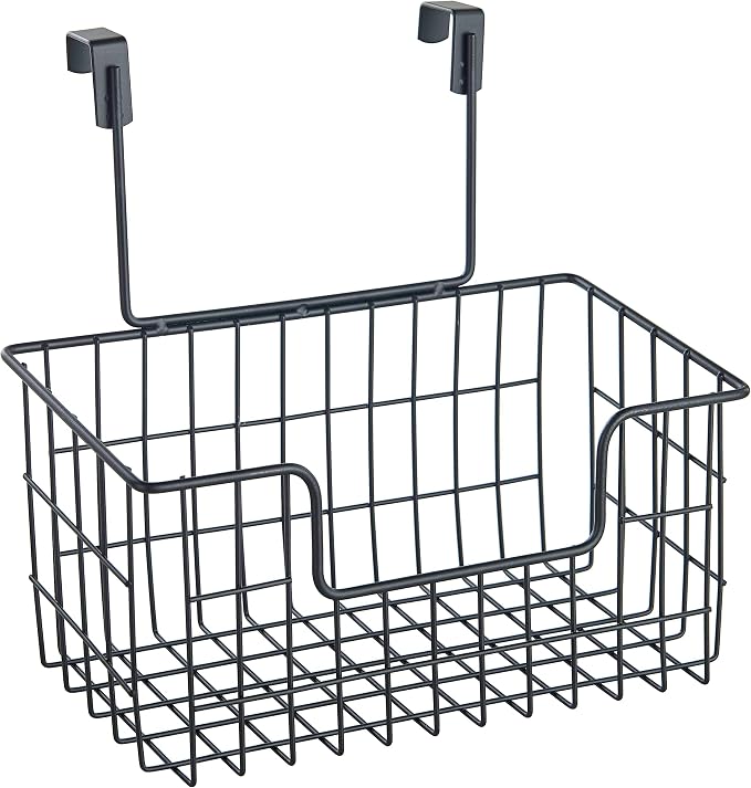 JUNCHU CHERRY Wire Hanging Storage Basket 2 Packs, Wall Mounted Kitchen - Image 8