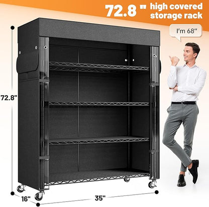 REIBII 72.8" H Storage Shelves - Image 3