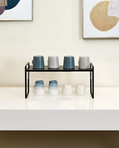 Nxconsu Cabinet Shelf Expandable Height Adjustable Shelf Organizer Riser - Image 6