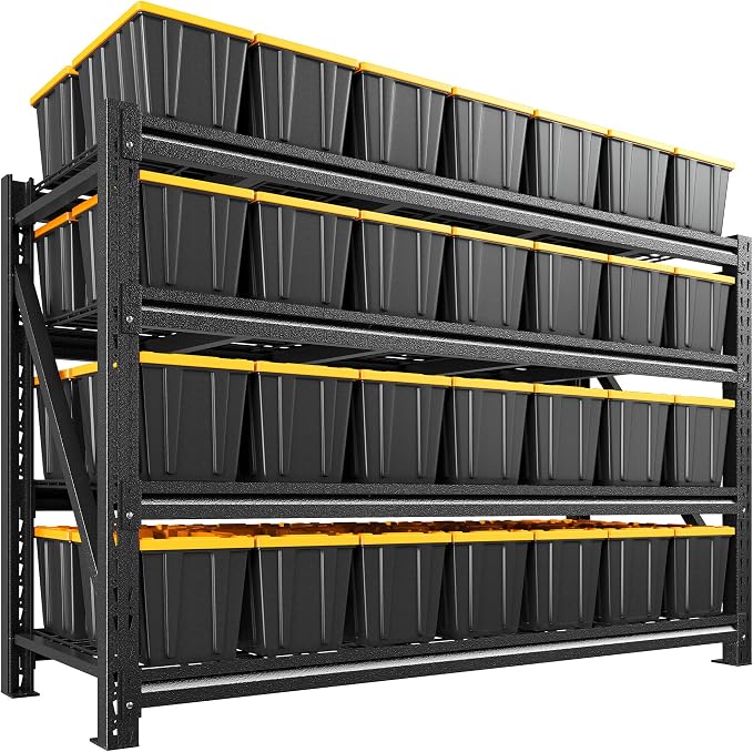 REIBII 5088LBS Heavy Duty Garage Shelving, 68.3'' W Metal Storage Shelves - Image 9