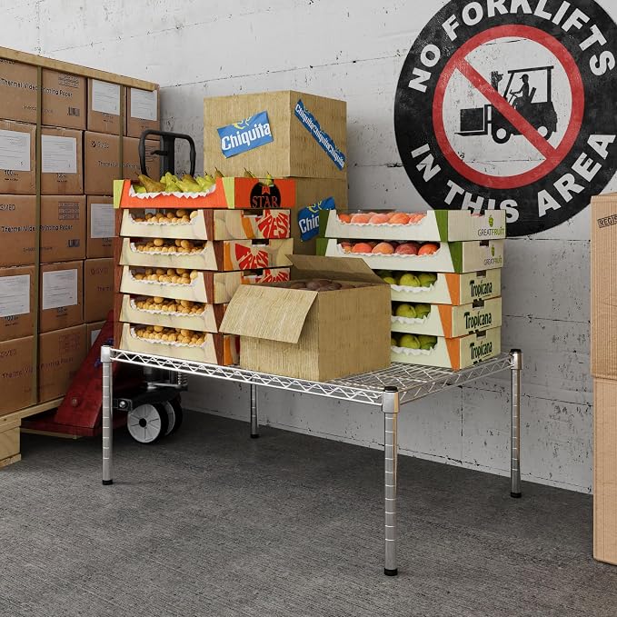 24" Deep x 36" Wide x 14" Height Wire Shelving Kit | 1-Tier | NSF Commercial - Image 5
