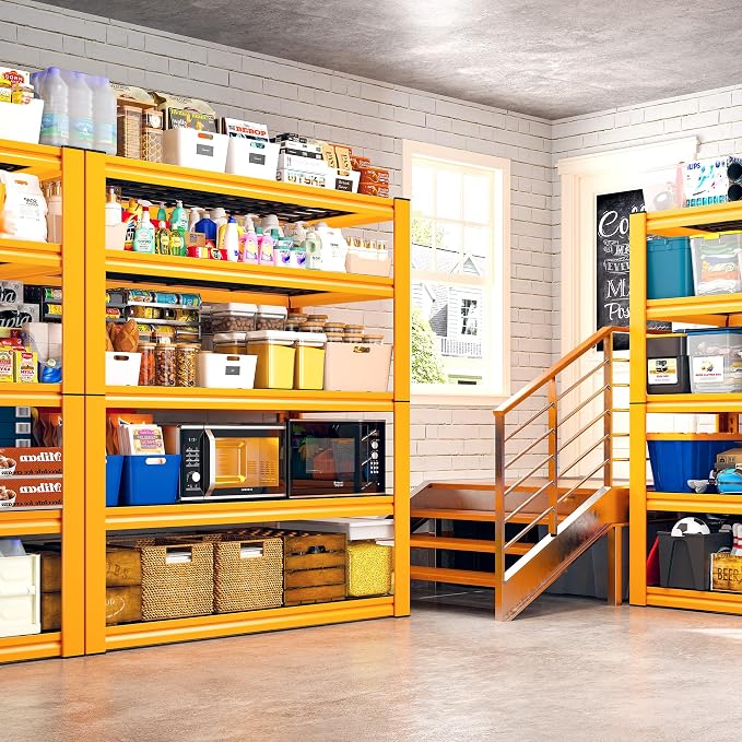 REIBII Garage Shelving Load 3000LBS, 5-Tier Storage Shelves, Adjustable Heavy - Image 7