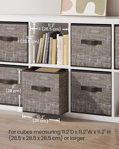 SONGMICS Storage Cubes, 11-Inch Non-Woven Fabric Bins - Image 3