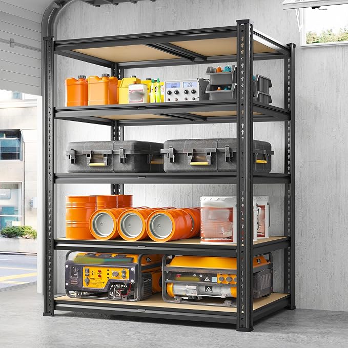 REIBII 72.05" H Storage Shelves 2300LBS Garage Shelving Heavy Duty Metal - Image 6