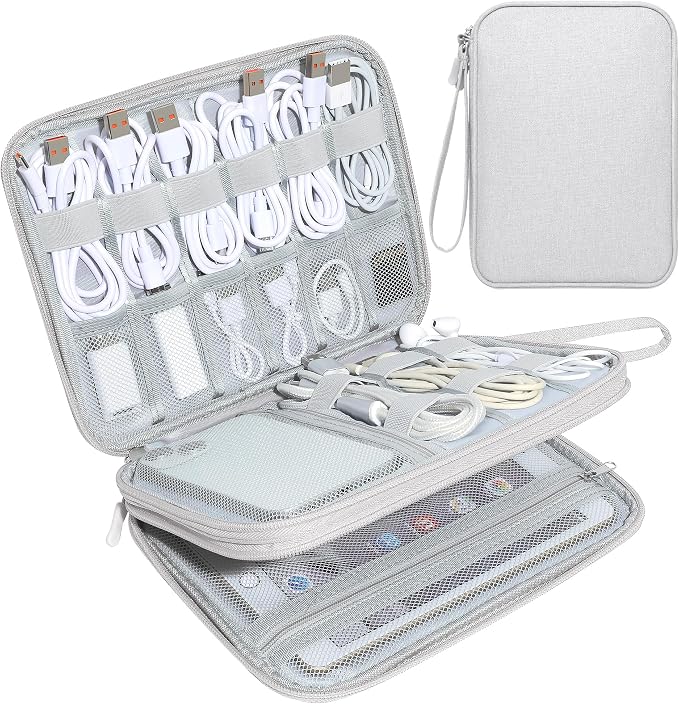 CILLA Electronics Organizer Travel, Travel Cord Organizer Case, Compact by CILLA