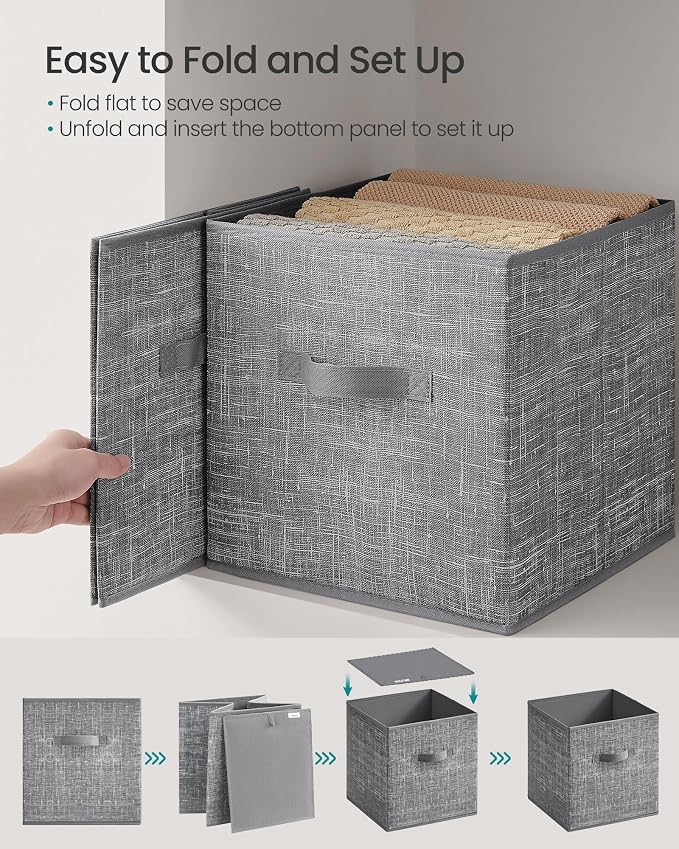 SONGMICS Storage Cubes, Closet Organizers - Image 6