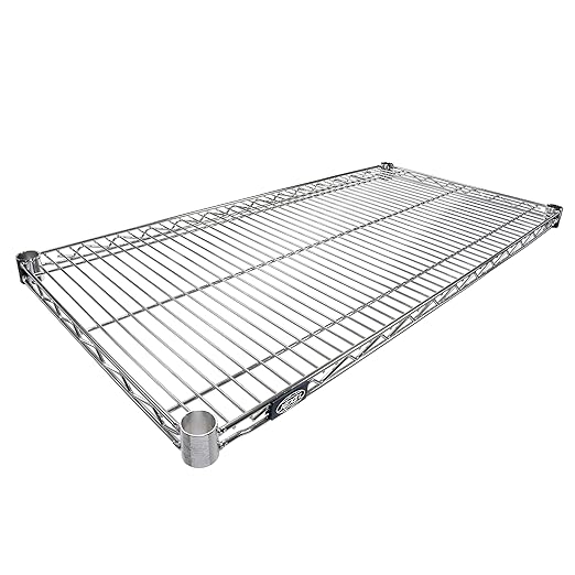Nexel Additional Wire Shelf for Wire Shelving Units, 600-800 lb Capacity by Nexel